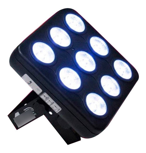 Led Spot Gbr 4 En 1 Proton 9 Led Dmx 512 Flat 8w Remoto Fan 