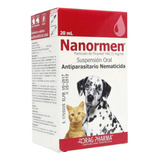 Nanormen 20ml Perro Y Gato Pirantel 5% Drag Pharma