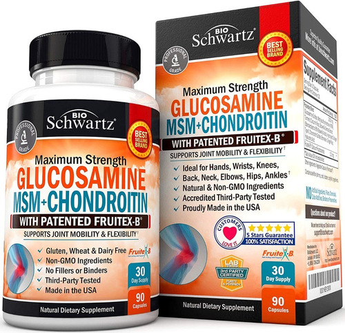 Bioschwartz | Glucosamine Chondroitin & Msm | 90 Tablets