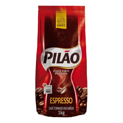 Café Torrado em Grãos Espresso Pilão Pouch 1kg | MercadoLivre