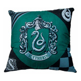 Almofada Veludo Casas Hogwarts Sonserina Harry Potter 40x 40