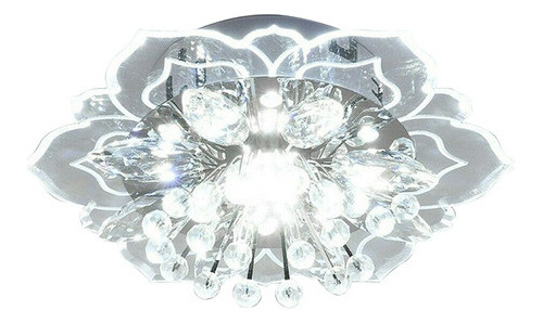 Lámpara Colgante Moderna De Cristal Led De 9 W Con Forma De
