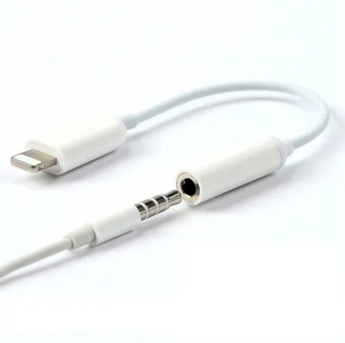 Adaptador Compatible iPhone Lightning Auricular 3.5mm Aux