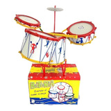 Mini Bateria Musical Infantil , Tambor, Baquetas Completa