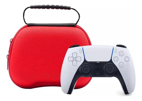 Case Estojo Para Controle Ps5 Ps4 360 One Series Switch Red