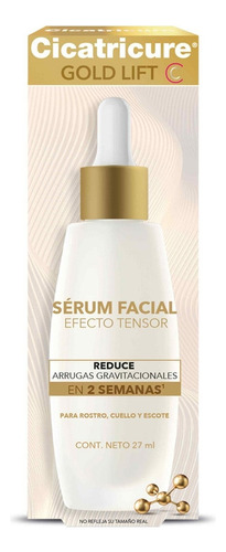 Sérum Serúm Facial Efecto Tensor Cicatricure Gold Lift Día/noche Para Todo Tipo De Piel De 27ml/27g 40+ Años