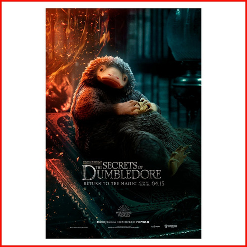 Poster Película Los Secretos De Dumbledore #24 - 40x60cm