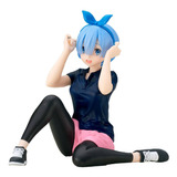 Figura Banpresto Re:zero Rem Relaxing Time Anime Bandai