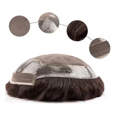 Peluquín Hombre Prótesis Capilar Front Lace | Meses sin interés