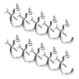 10x Garra Clamp Treliça Q15 Q30 Aluminio Gancho Até De Tripé