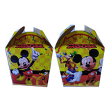 Mickey Mouse Pack 50 Dulceros Cajitas Bolo Feliz Disney  