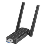 Adaptador Wifi6 802.11ax 1800mbps Wpa3 5dbi Usb3 Dual-band