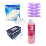 Kit Para Retiro De Uñas Acrílicas Esmaltado Permanente Gel