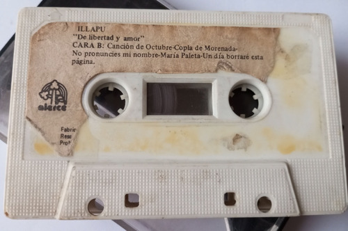 Illapu Cassette Musical Original Sin Carátula Ver Detalle