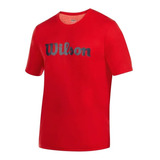 Playera Wilson Roja Hombre Entrenamiento Original