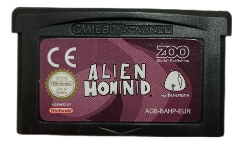 Alien Hominid Para Game Boy Advance, Sp, Nds, Lite. Repro