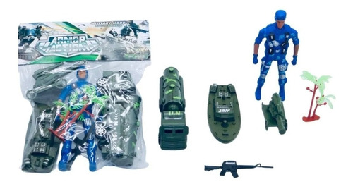 Set Militar Soldados Juguete Muñecos Juego Niño Regalo