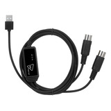 Cable Adaptador, Varios Cables Con Convertidor Midi 5 Os