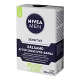 Kit Com 03 Pós Barba Nivea For Men Bálsamo Sensitive - 100ml