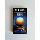 Vhs Cerrado Nuevo Tdk 6hs T-120 E-hg