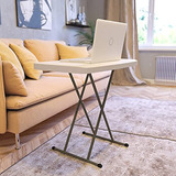 Mesa Plegable Flash Furniture - Blanco Granito - Altura Ajus