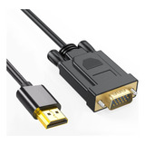 Adaptador Hdmi A Vga Con Cable De Audio De 1.5m