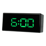 Reloj Despertador Digital Con Espejo Led Inteligente De Dete