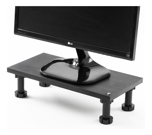 Combo X2 Eleva Monitor Base Soporte Pc Escritorio