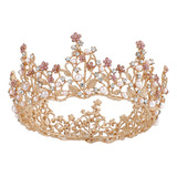 Corona Tiara Reina Para Novia De Estilo Retro Barroco