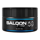 Black Gel Matizador De Canas Pelo Y Barba Saloon In 250gr