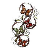 Deco 79 - Mariposa De Metal Para Decoracion En Int/ext