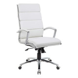 Boss Office Products - Silla Ejecutiva, Color Blanco