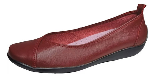 Zapatos Flats Julio De Mucha Mod.900 Piel Luxory Para Dama