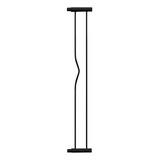 Prolongador Extensor P/ Portão 69cm Pet Aramado 10 Cm Caes Cor Preto