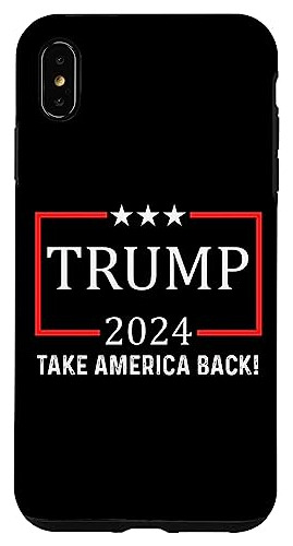 Funda Para iPhone XS Max Trump 2024 Take America Back Ele-02