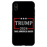 Funda Para iPhone XS Max Trump 2024 Take America Back Ele-02