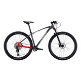 Bicicleta Aro 29 Oggi Big Wheel 7.4 Shimano Slx 12v Cor Grafite/vermelho Tamanho Do Quadro 19