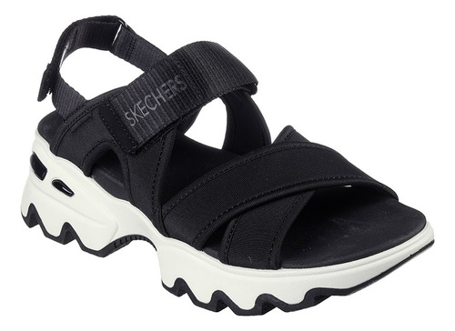 Sandalias Lifestyle Skechers Big Lug - Negro-blanco