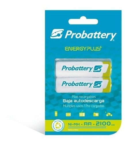 Pilas Aa Baja Autodescarga Probattery 2100mah Factura A O B 