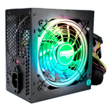 Fonte De Alimentação Pc Gamer Cowboy Atx 500w Leds Rgb