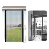 Mosquitero Magnetico Para Puertas De 198x86cm - Negro