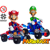 Mario Bros Y Luigi Bros Duo Muñecos Gokart C/ Luz Mario Kart