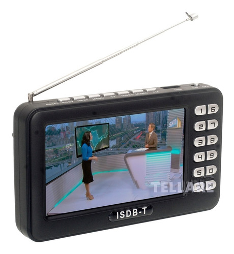 Mini Tv Digital Portatil Isdb-t Video Fm Microsd Pen Drive