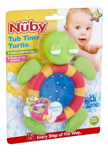 Juego De Agua Para La Bañera Bebe Nuby Tortuga Para El Baño