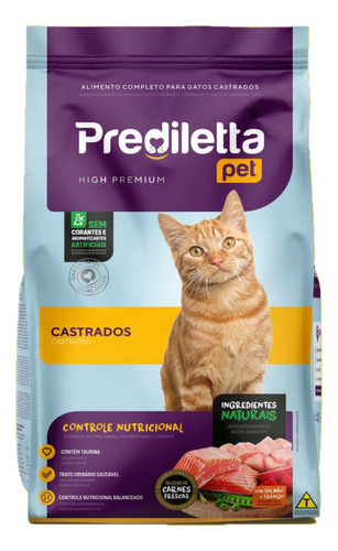 Ração Prediletta Formula Premium  2,5kg Gatos Castrados