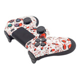 Controle Stelf Ps4 Red Bubbles Casual Controle Sem Paddles