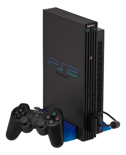 Playstation 2 Fat Tijolão Leitor 100%+ 2 Controles+ 8 J0gs!