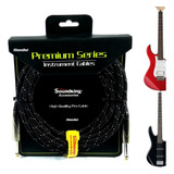 Cable Para Guitarra Plug A Plug 6.3mm 3 Metros Soundking Mc