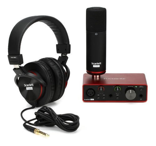 Kit Grabacion Focusrite Scarlett Solo Studio 3era Gen 