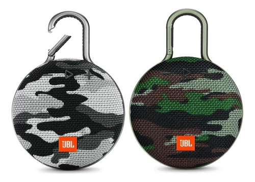 Jbl Clip 3 Pack De Altavoces Bluetooth Camuflajes Verde/gris